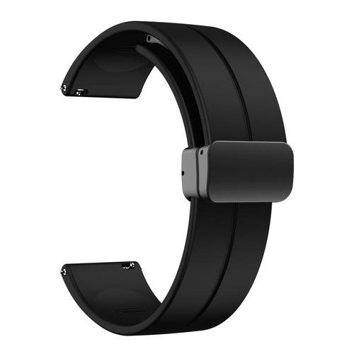 适用嘿喽Haylou Watch2Pro磁吸硅胶手表带防水运动休闲时尚手腕带
