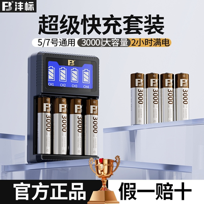 【热卖爆款】5号大容量充电电池