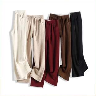 折扣清仓大码专柜撤回新品特卖黑色后妈裤2025新款休闲裤子女款