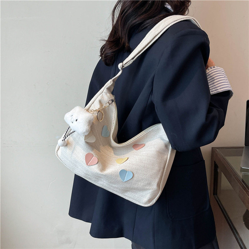 包包时尚2025大容量饺子新款托特简约休闲单肩高级斜挎包通勤