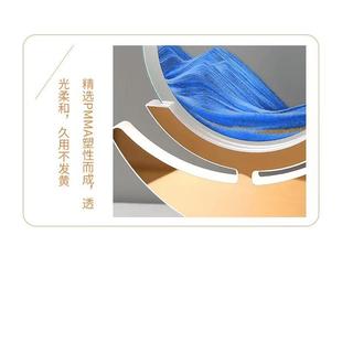 饰品沙画月亮款 流沙画摆件沙漏创意解压客厅家居装 礼物