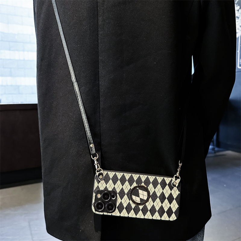 坎宁安适用于vivoX27pro手机壳x23幻彩版斜跨绳U3折叠支架x20背带x9s懒人x7商务nex定制x21i简约T1X情侣款