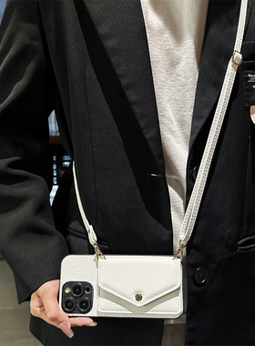 适用三星A15手机壳A05插卡套A14斜跨绳A12背带GalaxyA13装卡A04s复古A03S高端A02S皮质A01防摔创意时尚保护套