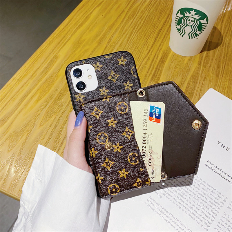 适用苹果17手机壳iphone15老花包16promax零钱包14plus门禁卡xsma时尚13pro防摔皮质高级感小众轻奢新款创意