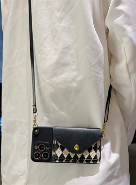 【2000+型号】适用苹果16promax手机壳14plus软壳xsmax钥匙包xr斜挎7plus带挂绳8plus轻奢15plus新款14pro潮