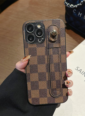 适用华为nova14pro手机壳12活力版/11Ultra腕带10pro懒人支架9P懒人8活力版菱格纹hi复古6se小众3E简约高级感