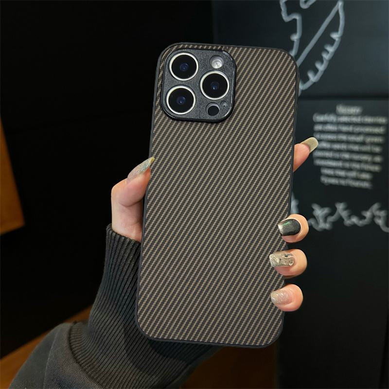 适用三星S10手机壳S11E商务S9碳纤维S11Plus凯夫拉GalaxyS8+皮质S10Lite男女S10X小众S10e时尚防摔创意通用壳