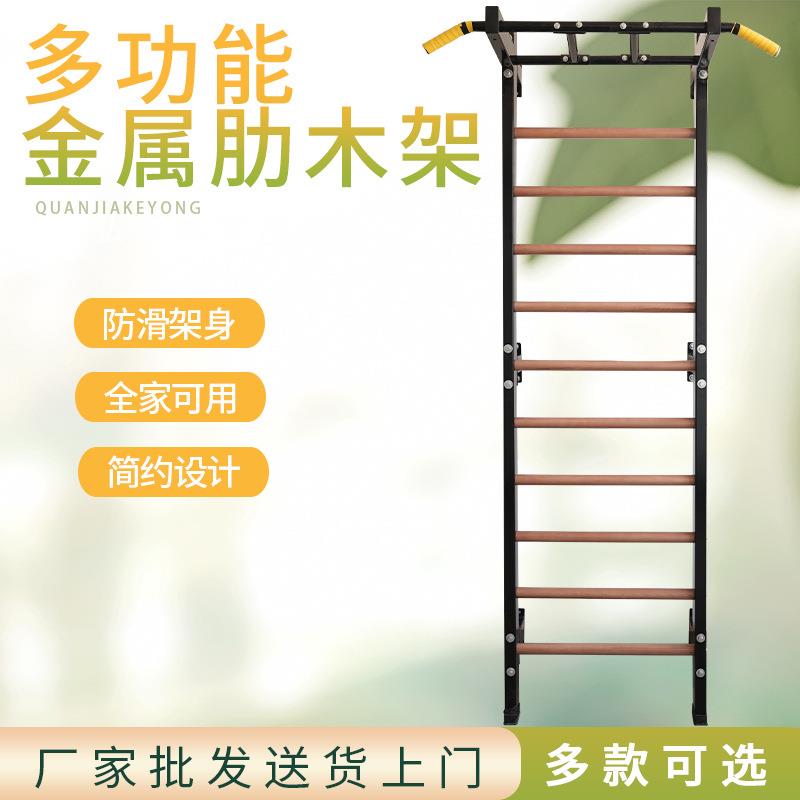 多功能金属肋木架室内训练家用健身器材引体攀爬架全铁单杠肋木架