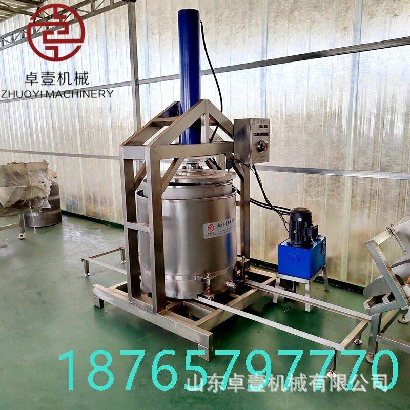 葡萄渣酒糟水果蜂蜜油渣榨汁机 油压机 电动压榨机 全自动不锈钢