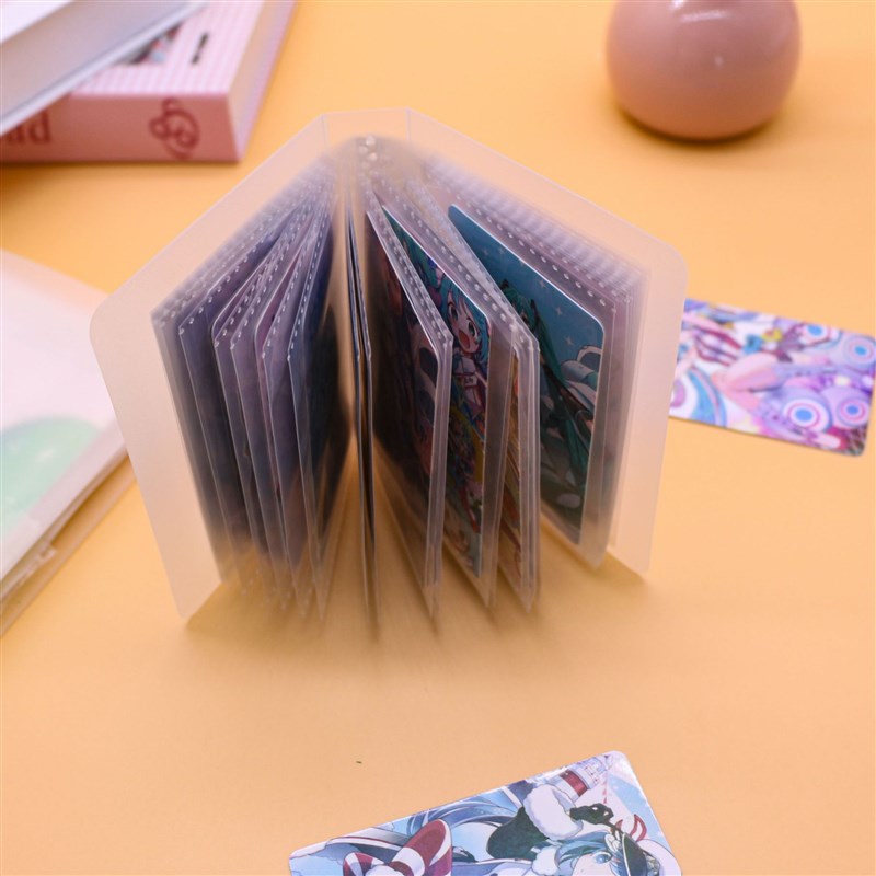 简约透明插页一宫格卡册3寸收藏册明信片小卡收纳册4567寸相册本