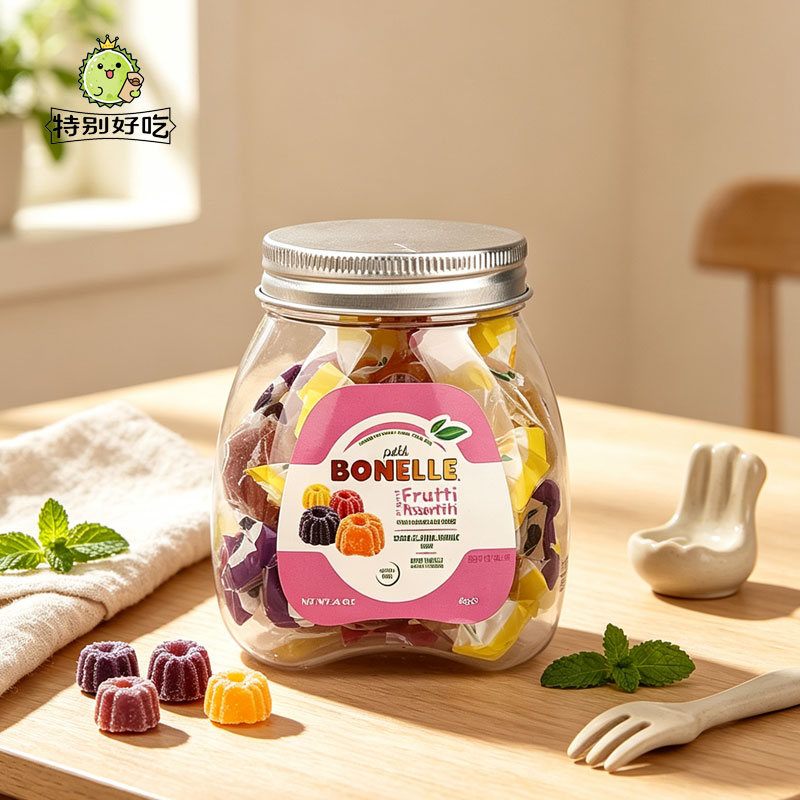 意大利进口零食科迪布斯bonelle森林浆果味糖果网红小吃软糖罐装