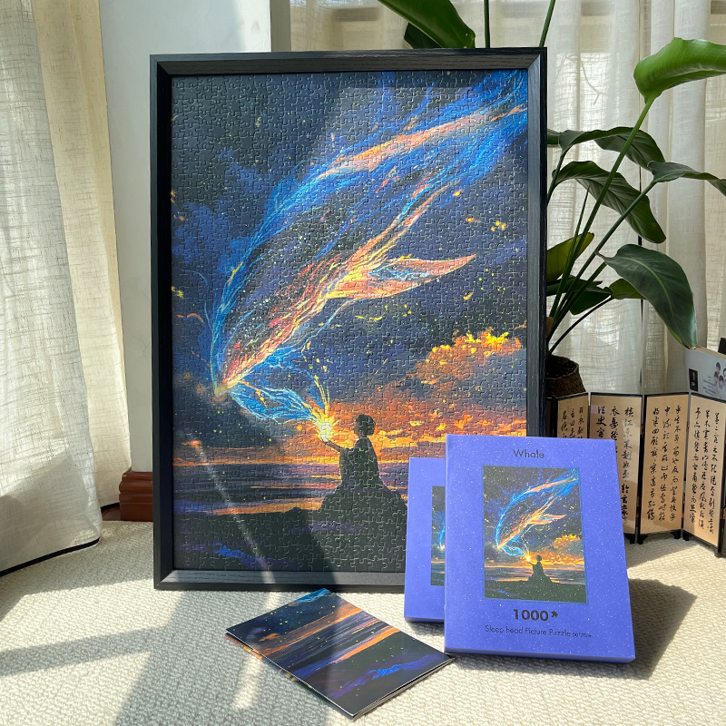 女孩12岁以上拼图高颜值挂壁画