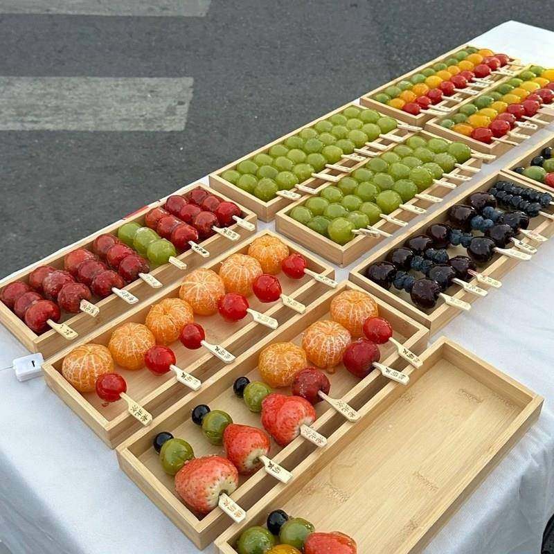 糖葫芦展示盘摆摊神器迷你小山楂串串专用托盘创意水果竹签打包盒,餐饮具,盘,淘宝优惠券,粉丝福利购,淘宝优惠卷