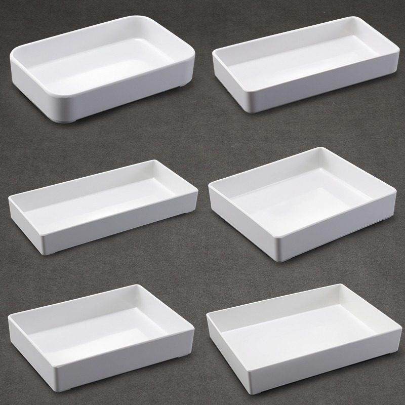 鸭货摆盘长方形塑料卤菜盘密胺商用展示盘子熟食盘份数盘白色托盘,餐饮具,餐用托盘,淘宝优惠券,粉丝福利购,淘宝优惠卷