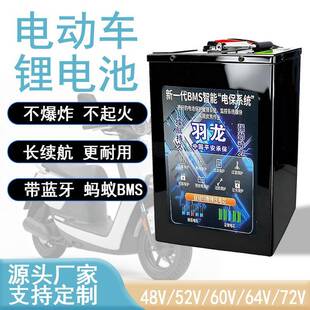 羽龙锂电池电动车48V大容量大单体电芯60V72V通用锂电电池电单车
