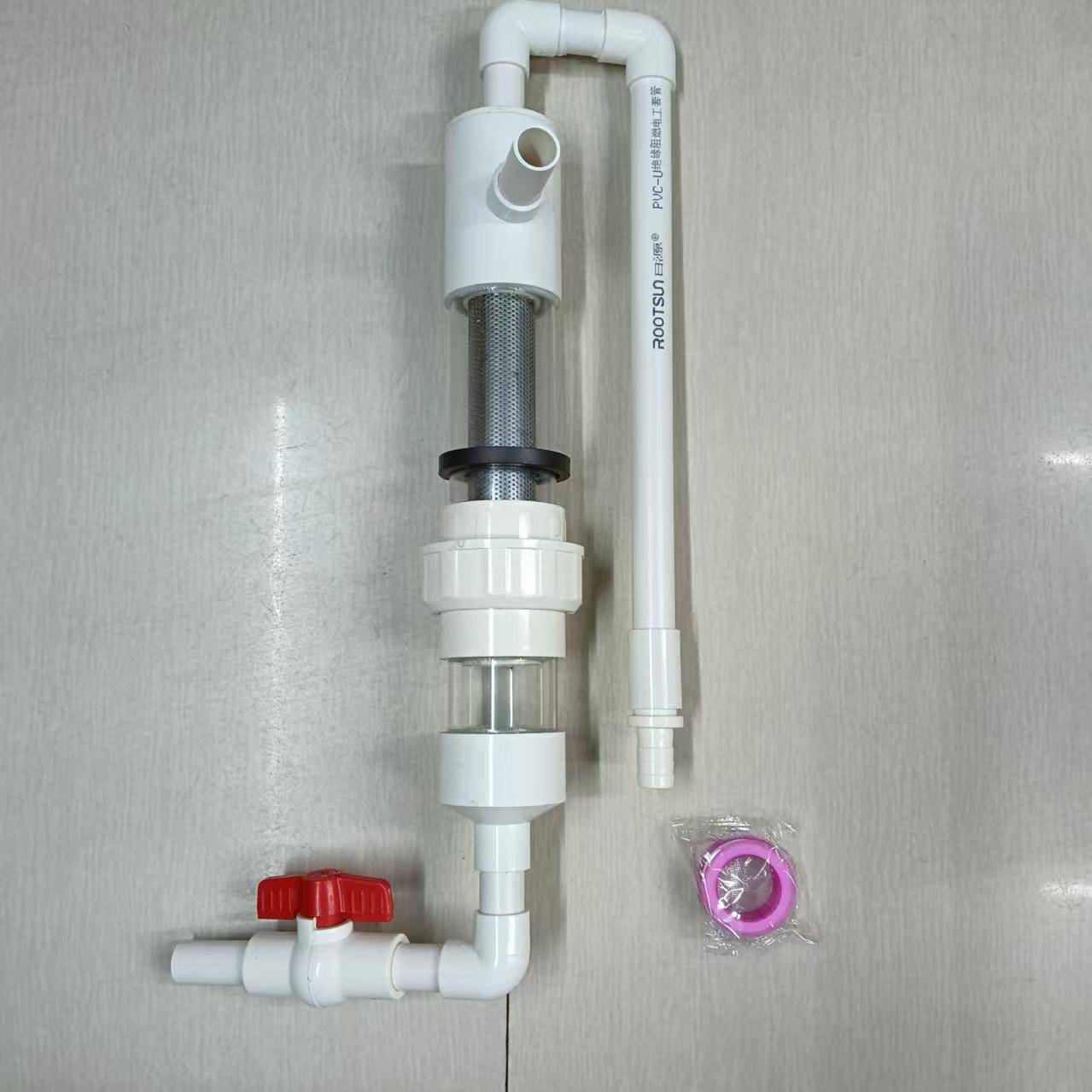 新款鱼马桶鱼便前置过滤器家用鱼缸周转箱专用分离器磁力刷磁吸刷