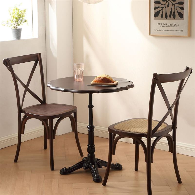 覆古咖啡厅桌椅组合烘焙甜品店椅子酒吧清吧奶茶店融合餐厅桌椅子