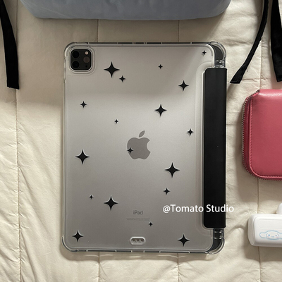 ipad11黑色星星保护套