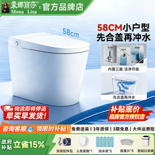 蒙娜丽莎小户型全智能马桶家用无水压限制即热一体式坐便器A036S