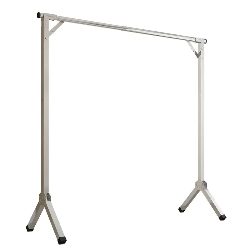 晾衣架落地折叠卧室内家用阳台伸缩单杆式室外挂凉衣服晒被子