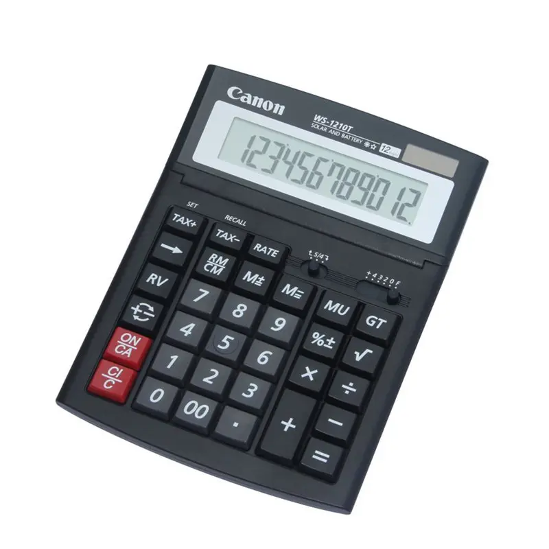 anonws-1210t计算器台式12位数可调角度商务商用计算机