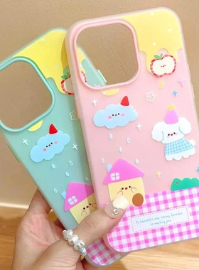 知泰iphone15promax肤感果冻1614pro适用12卡通11