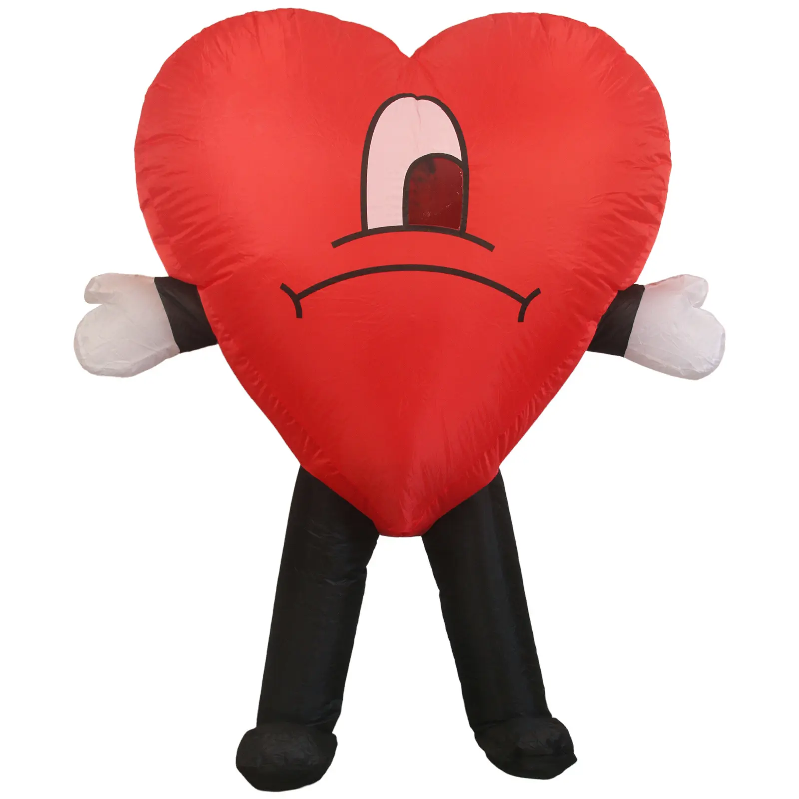 派对搞笑爱心人偶充气服装 Cosplay服装人偶充气服