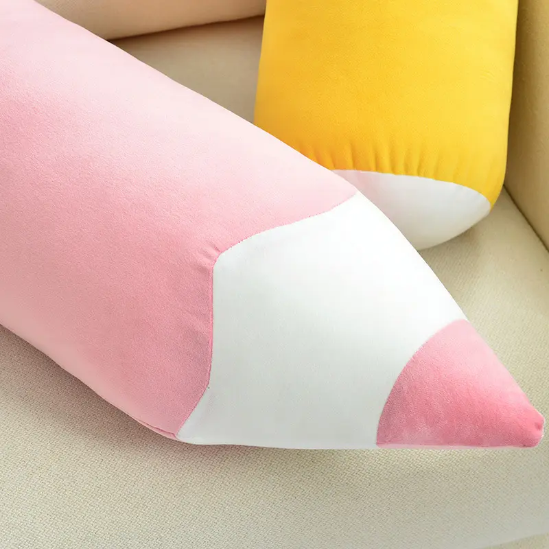 卡通专用长条抱枕心夹腿少儿宝宝毛绒沙发垫子铅笔枕圣诞礼物