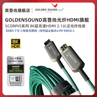 高登尚HDMI2.1光纤8KHDMI线