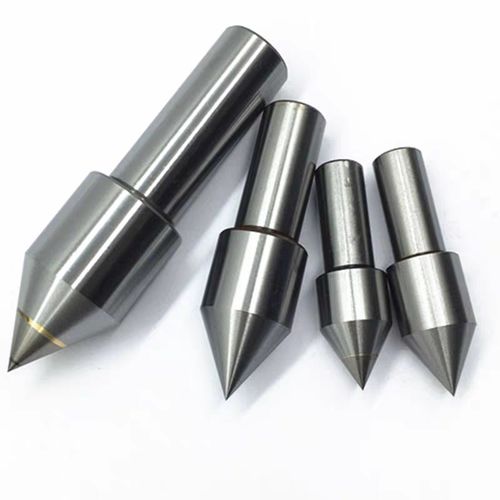 白钢高精合金固定莫氏锥度直柄顶尖5号4号3号2Q号回转顶尖头呆顶