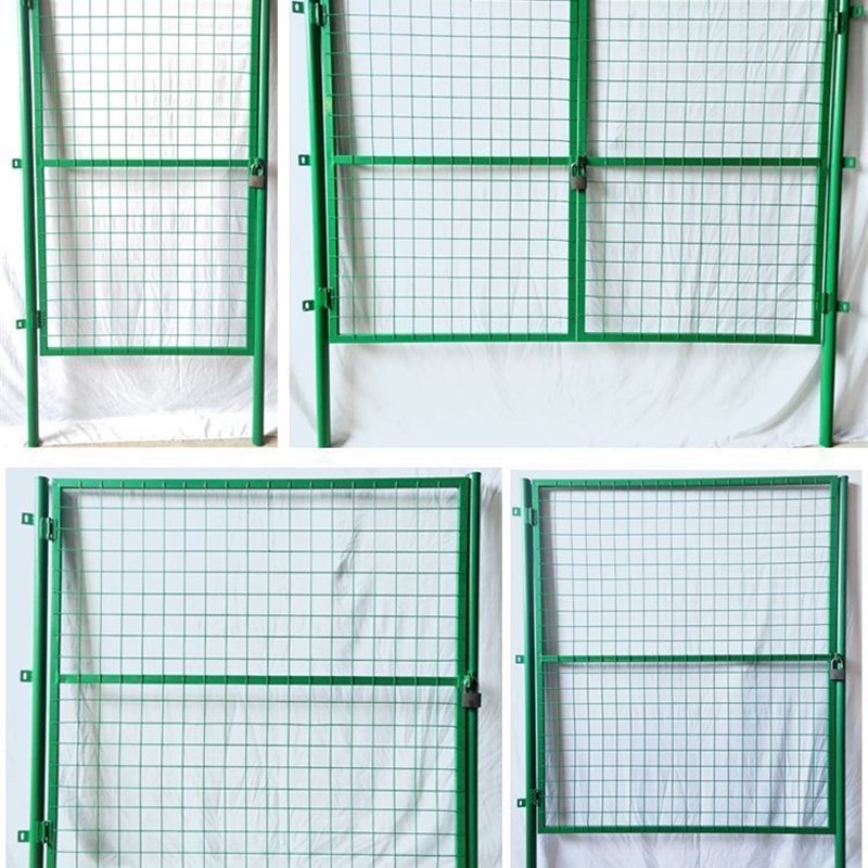 隔离网片门浸塑门果园围栏门w防护网菜园院子门简易护栏铁网门鸡