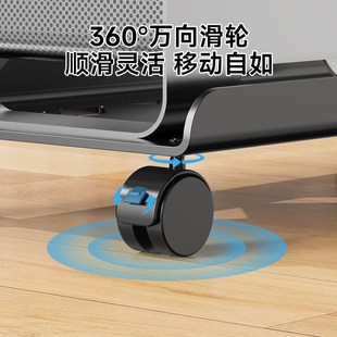 托 电脑主机托架支架可移动机箱底座带滑轮置K物架家用办公室台式