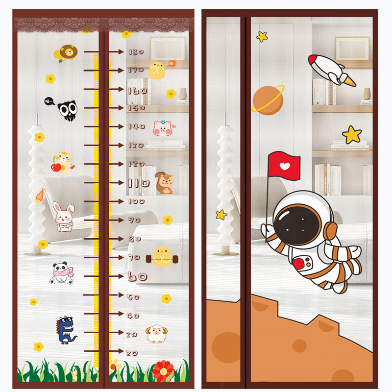 夏季防蚊门帘家用卧室新款高档磁吸双开门魔术贴S自粘农村外门纱,居家布艺,门帘,淘宝优惠券,粉丝福利购,淘宝优惠卷