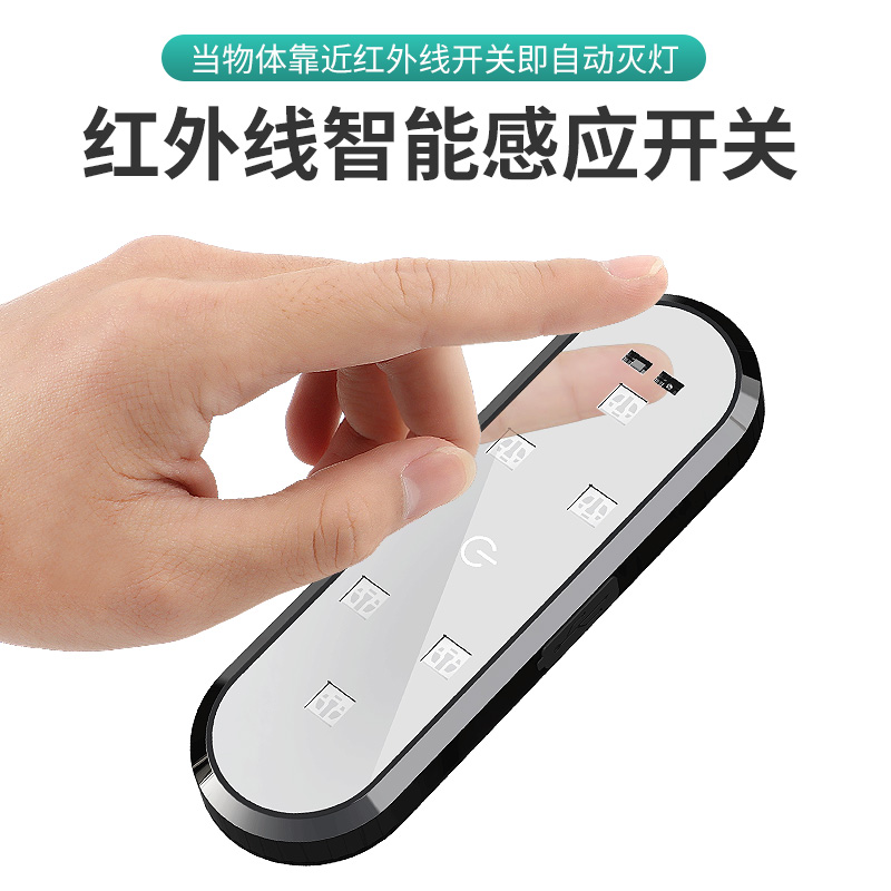 汽车开门提示器免接线爆闪照明灯警示灯开门自动感应灯.车载呼吸