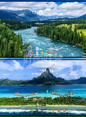 227期 治愈系绿色自然风景壁纸 4K超高清电脑壁纸桌面壁纸 14张
