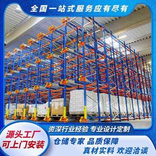 穿梭式货架金属置物架仓库库房仓储式货架高位重型电商穿梭车货架