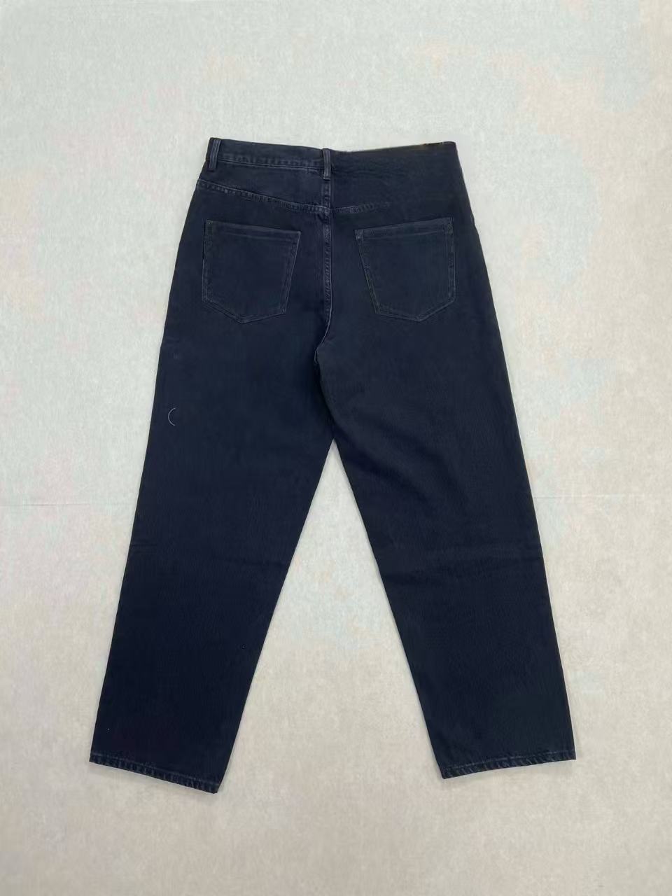 thumbnail for Co-Style Two-Tone Fully Embroidered Floral Jeans