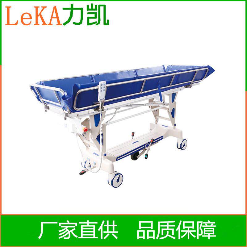 电动升降洗澡床养老院卧床失能老人助浴床移动式护理助浴推车