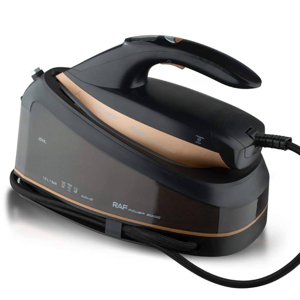 RAF欧规压力式蒸汽电熨斗吊瓶式商用家用挂烫机大功率烫斗