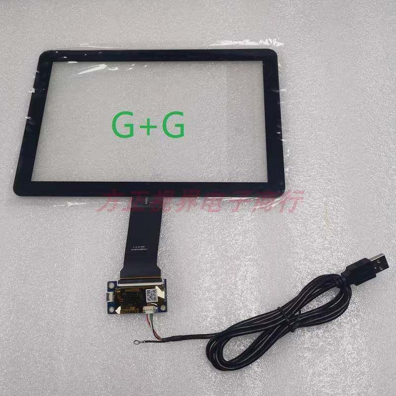 10.1寸宽边电容触摸屏边对边尺寸166.8X247mmR10黑边款