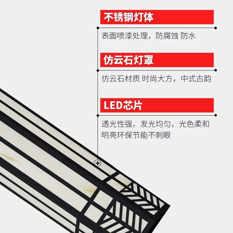 顺馨 户外壁灯防水外墙灯别墅大门露台壁灯室外庭院亮化工程大门