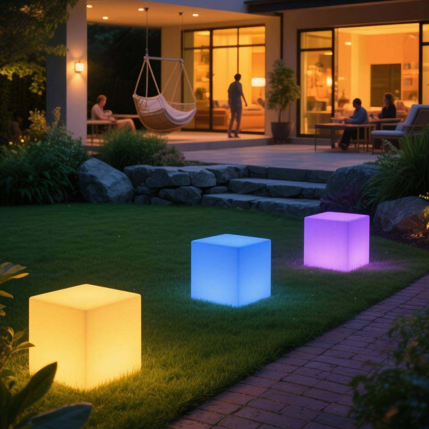 户外立方体防水现代庭院灯别墅花园露台氛围灯景观灯太阳能草坪灯,纺织面料/辅料/配套,纺织机械配件,淘宝优惠券,粉丝福利购,淘宝优惠卷