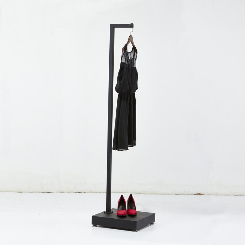 铁艺服装正挂货架正侧挂衣服架点挂服装店展示架子正挂衣架落地