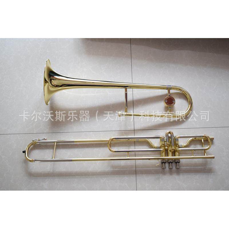 行进长号立键拉管长号JK320行进长号降B调立键活塞长号乐器