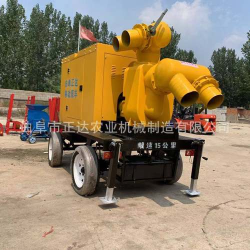 应急防汛排涝多规格移动泵车柴油防汛排涝排污自吸泵抗旱抽水机