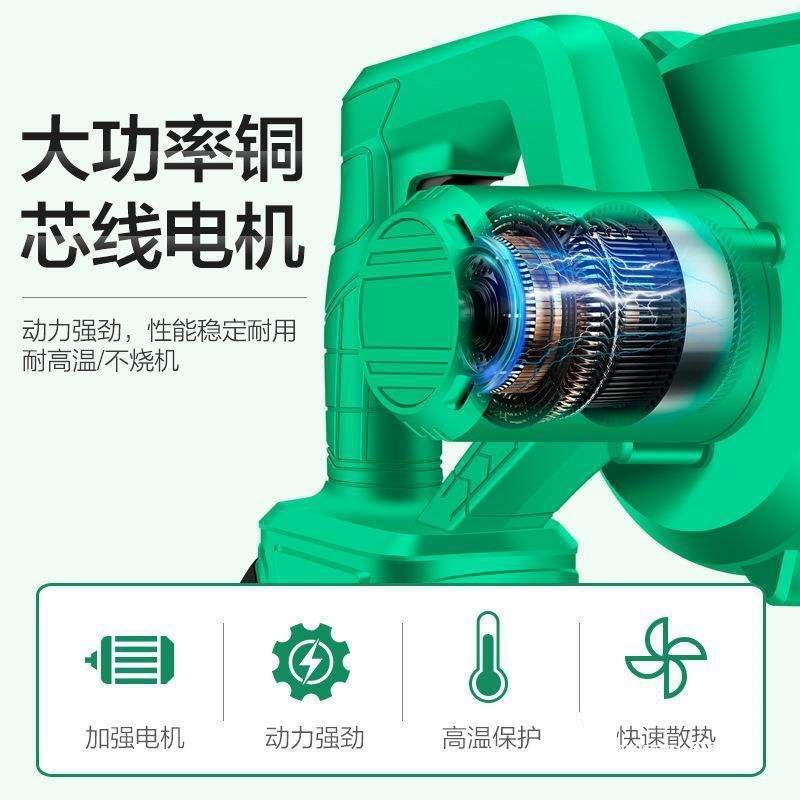 锂电池吹风机大功率充电商用车载吹雪吹树叶清扫施工除尘器鼓风机