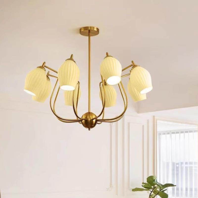 法式陶瓷客厅卧室多头吊灯中古风餐厅灯创意奶油风现代艺术灯具,畜牧/养殖物资,畜牧/养殖器械,淘宝优惠券,粉丝福利购,淘宝优惠卷