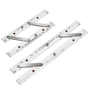 海图平行定规航海平行尺测绘分拉平行尺450MM600MM亚克力材质