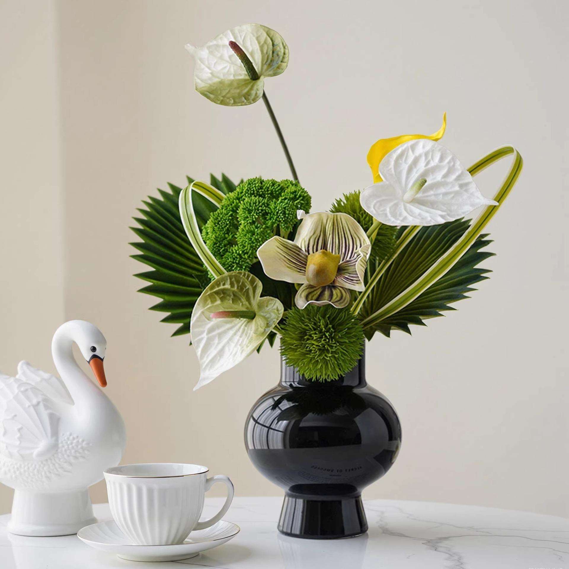 花艺设计师仿真花假花摆设高级感客厅餐桌乔迁轻奢装饰品家居摆件