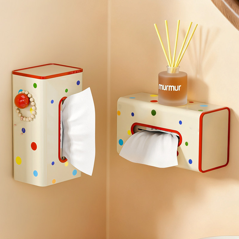 纸巾盒壁挂式卫生间2025新款轻奢高档高级感浴室抽纸洗脸巾收纳盒,收纳整理,纸巾盒,淘宝优惠券,粉丝福利购,淘宝优惠卷
